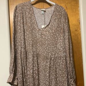 A New Day leopard print dress